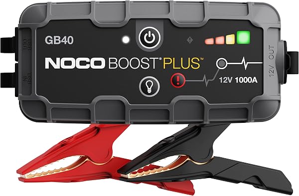 Arrancador de Bateria de Carro Portátil NOCO Boost / Baseus 1000A + Powerbank e Lanterna