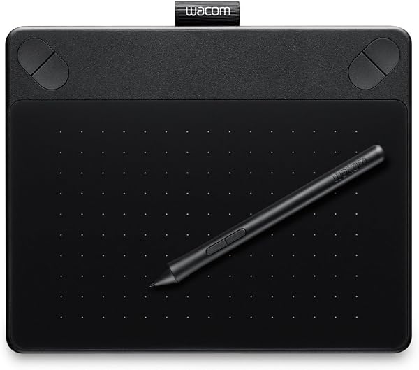 Mesa Digitalizadora de Desenho Wacom Intuos S / XP-Pen Deco Fun com Caneta Sem Bateria (4096 Níveis)