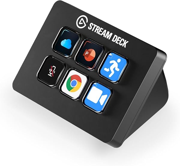 Controlador de Atalhos e Produtividade Elgato Stream Deck Mini / Loupedeck Live S (6 Teclas LCD)
