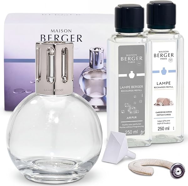 Difusor Catalítico Berger Paris (Lampe Berger Original em Vidro Pesado + Fragrância Neutre & Sabão)