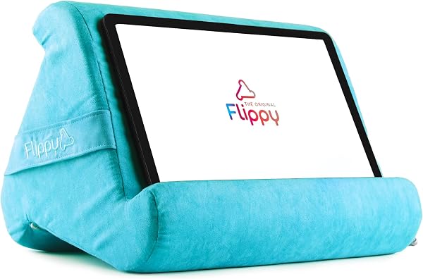Almofada Suporte de Livro e Tablet The Book Seat / Flippy Multi-Ângulo em Alcântara Lavável