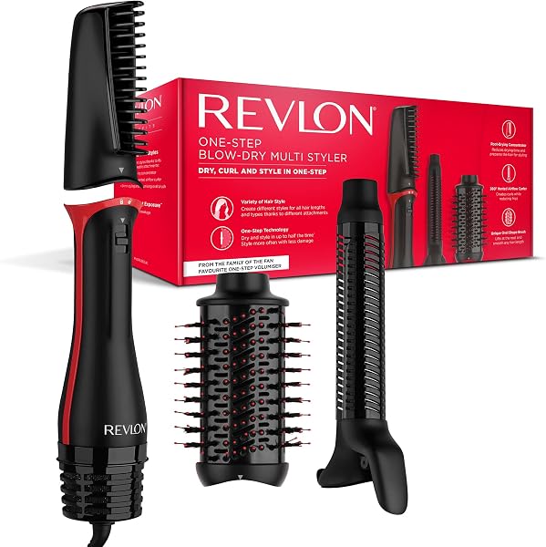 Escova Secadora Volumizadora Rotativa Revlon One-Step Volumiser / Rowenta Brush Activ 1000W